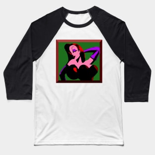 Pop art - Jessica Rabbit Baseball T-Shirt